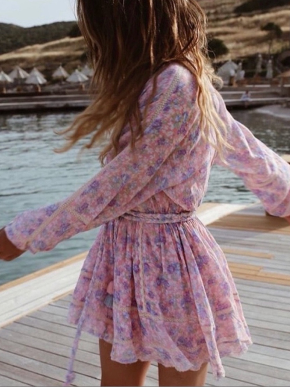 LoveShackFancy Noelle Mini Dress
